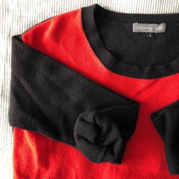 Colourblock Cashmere Sweater - Picture 5 of 6